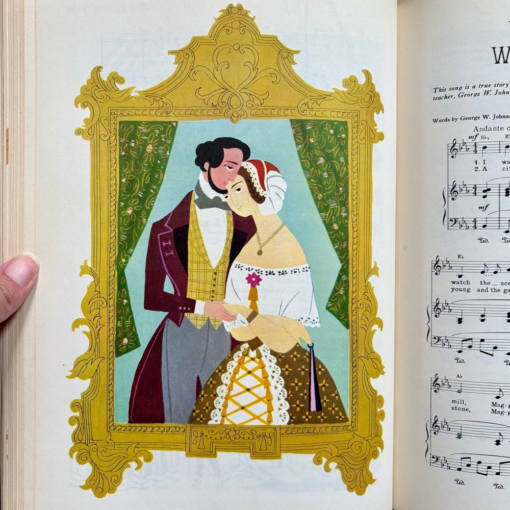 1952 Fireside Book of Favorite American Songs Music Songbook Americana